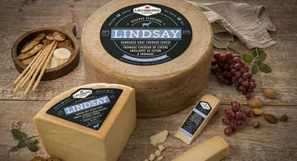 100km Foods Lindsay Bandaged Goat Cheddar